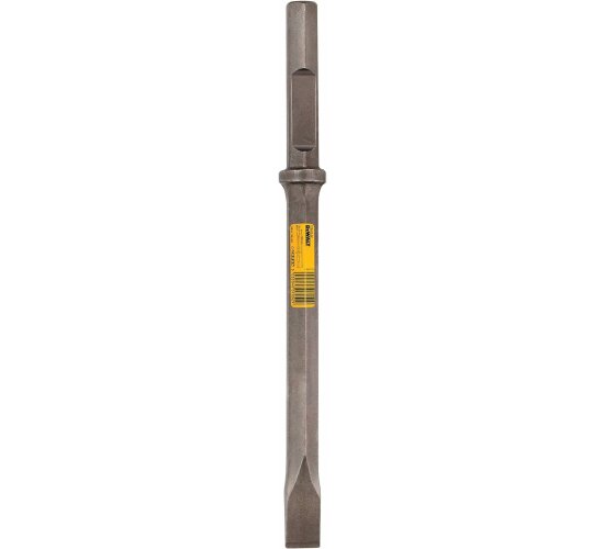 Dewalt Sechskant-Meißel  DT6929 (28 mm-Sechskant Spatmeißel, 32 mm Breite, Gesamtlänge 521 mm für den Einsatz in Abbruchhämmern mit Sechskant-Aufnahme)