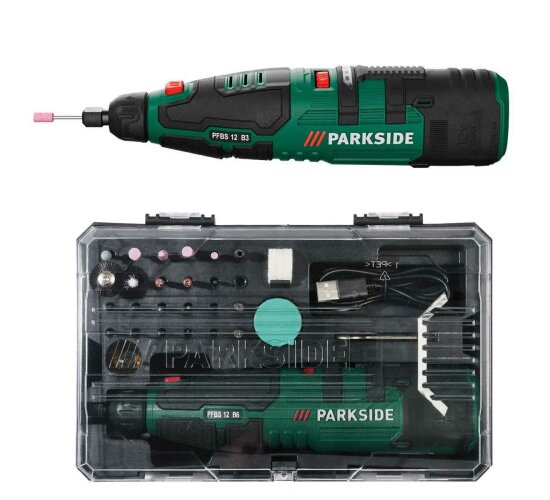 PARKSIDE12 V Akku-Feinbohrschleifer PFBS 12 kompatibel mit Dremel Zub