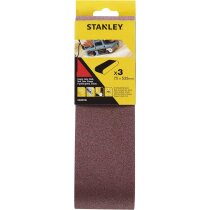 Stanley Schleifband 3 Stk.K150 Holz / Farbe 75x533mm  Bandschleifer