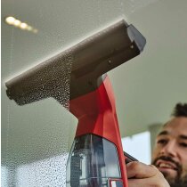 Einhell Akku-Fensterreiniger BRILLIANTO Power X-Change (18 V, 28 cm lange Saugdüse, streifenfreie Reinigung, inkl. Sprühflasche mit Mikrofasertuch, ohne Akku