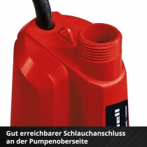 Einhell Akku Regenfasspumpe GE-PP 18 RB Li  18V ( ohne Akku / Ladegerät ) Power X-Change (18 V, Förderdruck max. 2 bar, max. 3.000 L/h, flexible Batteriebox