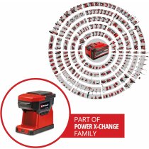 Einhell Akku-Kaffeemaschine TE-CF 18 Li-Solo Power X-Change 18 V, 240 ml Wasserbehälter, für Filterkaffee & Kaffeepads, Tragegriff, inkl. Kaffeetasse mit Deckel, ohne Akku