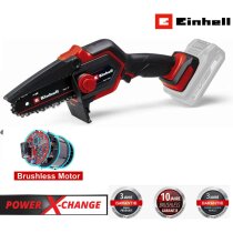 Einhell Akku-Astkettensäge GE-PS 18/15 Li BL-Solo Power X-Change 18 V, Brushless, 12,5 cm Schnittlänge, werkzeugloser Schwert- und Kettenwechsel, ohne Akku