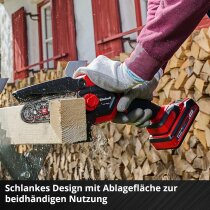 Einhell Akku-Astkettensäge GE-PS 18/15 Li BL-Solo Power X-Change 18 V, Brushless, 12,5 cm Schnittlänge, werkzeugloser Schwert- und Kettenwechsel, ohne Akku