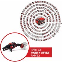 Einhell Akku-Astkettensäge GE-PS 18/15 Li BL-Solo Power X-Change 18 V, Brushless, 12,5 cm Schnittlänge, werkzeugloser Schwert- und Kettenwechsel, ohne Akku