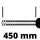 Einhell Akku-Teleskop-Heckenschere GC-HH 18/45 Li T-Solo mit Akku 2.5 Ah und Ladegerä Power X-Change