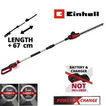 Einhell Akku-Teleskop-Heckenschere GC-HH 18/45 Li T-Solo ohne Akku / Ladegerä Power X-Change