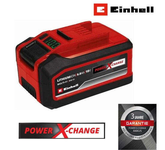 Original Einhell Akku 4-6 Ah Multi-Ah 18V Power X-Change Plus