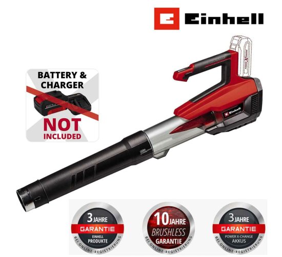 Einhell Akku-Laubbläser GP-LB 18/200 Li E-Solo Power X-Change (Li-Ion, 18V, bürstenloser Motor