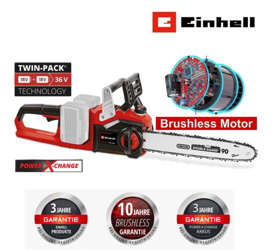 Einhell Professional Akku-Kettensäge GP-LC 36/35 Li-36 V ohne Akku / Ladegerät