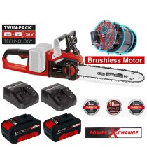 Einhell Professional Akku-Kettensäge GP-LC 36/35 Li-36 V mit Akku 4.0 Ah / Ladegerät