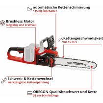 Einhell Professional Akku-Kettensäge GP-LC 36/35 Li-36 V mit Akku 4.0 Ah / Ladegerät