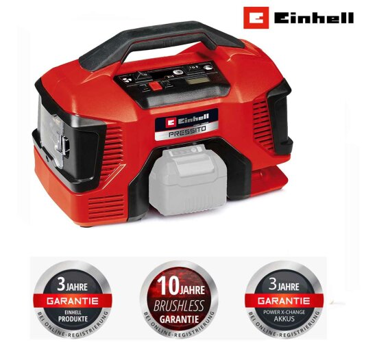 Einhell Akku-Kompressor PRESSITO 18/21 Power X-Change 18V ohne Akku / Ladegerät