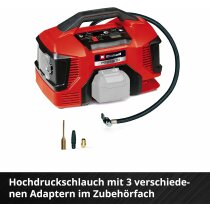 Einhell Akku-Kompressor PRESSITO 18/21 Power X-Change 18V ohne Akku / Ladegerät
