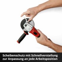 Einhell Professional Akku-Winkelschleifer AXXIO 18/125 Q Li-18 V,mit Akku 4 Ah / Ladegerät