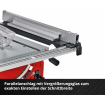 Einhell Akku-Tischkreissäge TE-TS 36/210 Li-Mit Akkus 4.0 Ah + Ladegerät Power X-Change