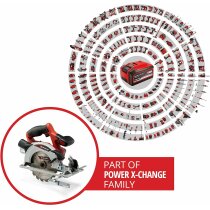 Einhell Akku-Handkreissäge TE-CS 18/165-1 mit Akku 2.5 Ah und Ladegerät Power X-Change