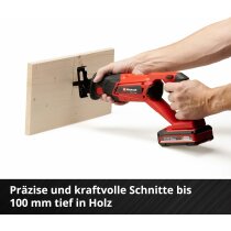 Einhell Akku-Universalsäge TE-AP 18/22 Li-Solo 18 V + 4 Bosch Sägeblätter extra