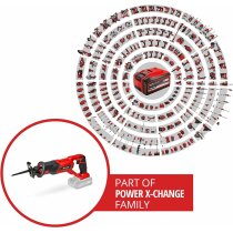 Einhell Akku-Säbelsäge TE-AP 18/22 Li- 18 V Akku 2.5 Ah / Ladegerä t+ 4  Sägeblätter extra