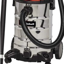 Einhell Nass-Trockensauger TC-VC 1930 SA Kit, 1500 W,  30 L Edelstahlbehälter, Automatiksteckdose