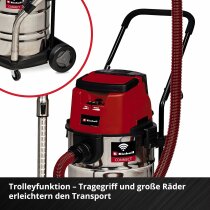 Einhell Professionel Akku-Nass-Trockensauger TP-VC 36/30 Connect ( ohne Akku / Ladegerät )