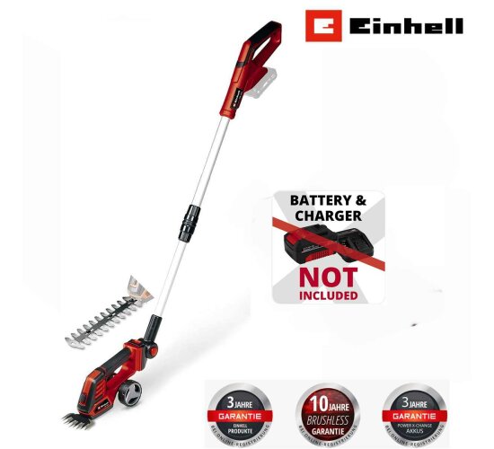 Einhell Akku-Gras- und Strauchschere GE-CG 18/100 Li T- 18V ( Ohne Akku / Ladegerät )