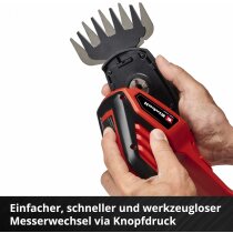 Einhell Akku-Gras- und Strauchschere GE-CG 18/100 Li T- 18V ( Ohne Akku / Ladegerät )