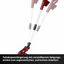 Einhell Akku-Gras- und Strauchschere GE-CG 18/100 Li T- 18V mit Akku 2.5 Ah / Ladegerät