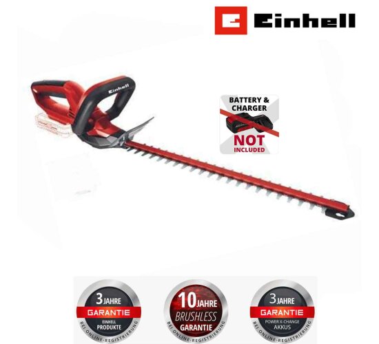 Einhell Akku-Heckenschere GC-CH 1846 Li- 18 V, 46 cm ( ohne Akku / Ladegerät ) Power X-Change