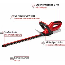 Einhell Akku-Heckenschere GC-CH 1846 Li- 18 V, 46 cm ( ohne Akku / Ladegerät ) Power X-Change