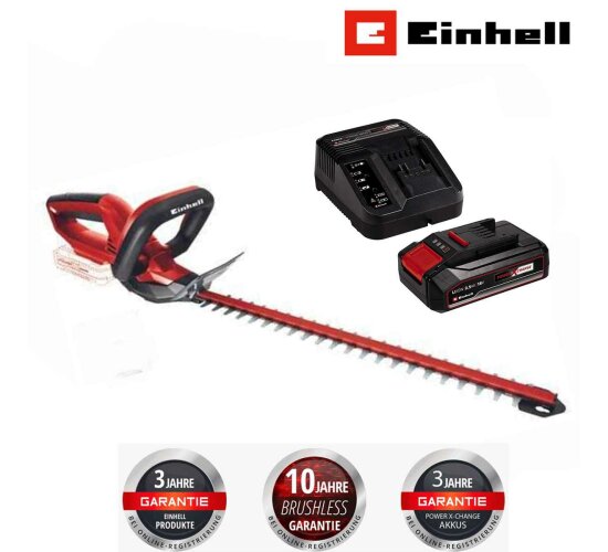 Einhell Akku-Heckenschere GC-CH 1846 Li- 18 V, 46 cm mit Akku 2.5 Ah  / Ladegerät ) Power X-Change