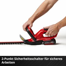 Einhell Akku-Heckenschere GC-CH 1846 Li- 18 V, 46 cm mit Akku 2.5 Ah  / Ladegerät ) Power X-Change