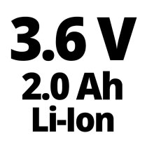 Einhell Akku-Gras und Strauchschere GC-CG 3,6/70 Li WT (3,6 V, 2,0 Ah Li-Ion Akku,