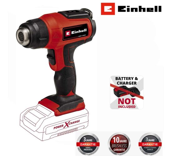 Einhell Akku-Heißluftpistole TE-HA 18 Li - 18V ( Solo )