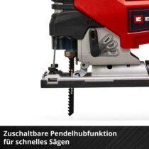 Einhell Akku Pendelhub Stichsäge TP-JS 18/135 Li BL mit Akku,Ladegerät +E-Case