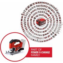 Einhell Akku-Stichsäge TE-JS 18/80 Li-Solo 18 V  + 3 x Bosch Stichsägeblätter