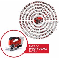 Einhell Akku-Stichsäge TE-JS 18/80 Li-Solo 18 V  + 3 x Stichsägeblätter