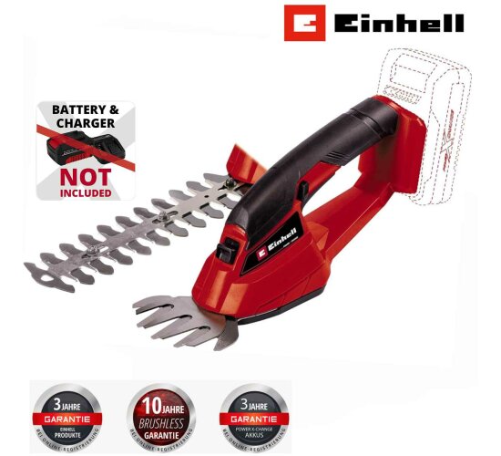 Einhell Akku Gras- und Strauchschere GC-CG 18 Li-Solo 18 V  Power X-Change