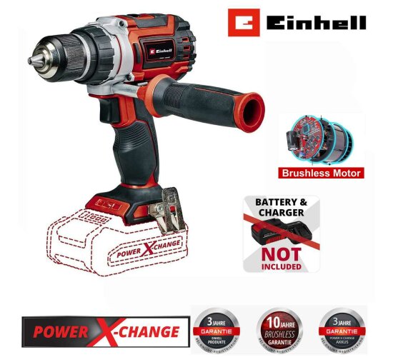 Einhell Professional Akku-Bohrschrauber TP-CD 18/60 Li BL - 18V Solo Brushless Motor