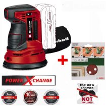 Einhell Akku-Exzenterschleifer TE-RS 18 Li-Solo 18V +...