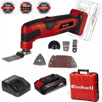 Einhell Multifunktionswerkzeug TC-MG 18 Li 18V Akku 2.5 Ah, Ladegerät + Koffer