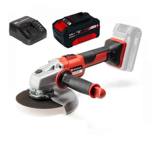 Einhell Professionel Winkelschleifer AXXIO 18/ 125 -150 Li-18V,Akku 4.0 Ah