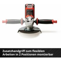 Einhell Professionel Winkelschleifer AXXIO 18/150  Li-18 V,Akku 4.0 Ah + Ladegerät + Bag