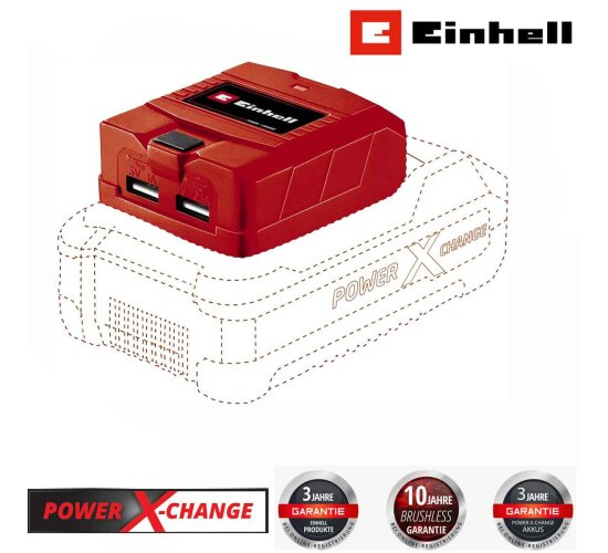 Einhell USB-Akku-Adapter TC-CP 18 Li USB-Solo Power X-Change (für 18 V PXC Akkus