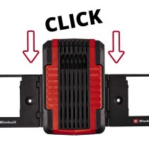 Original Einhell Akku-Wandhalterung  für alle Power X-Change Akkus ( 2 Stk.)