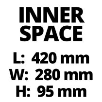 Original Einhell E-Case S-F Systemkoffer stapelbar, spritzwassergeschützt  inkl. 1x Schaumstoffeinlagen