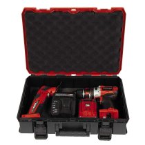 Original Einhell E-Case S-F Systemkoffer stapelbar, spritzwassergeschützt  inkl. 1x Schaumstoffeinlagen