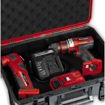 Original Einhell E-Case S-F Systemkoffer stapelbar, spritzwassergeschützt  inkl. 1x Schaumstoffeinlagen
