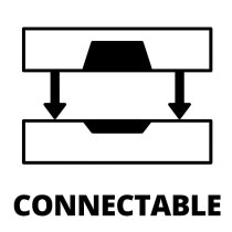 Original Einhell E-Case S-F Systemkoffer stapelbar, spritzwassergeschützt  inkl. 1x Schaumstoffeinlagen
