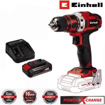 Einhell Bohrschrauber TE-CD 18/40 Li- 18 V, 40 Nm mit Akku 2.5 Ah + Ladegerät